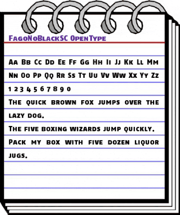 FagoNoBlack Regular animated font preview FagoNoBlack Regular animated font preview