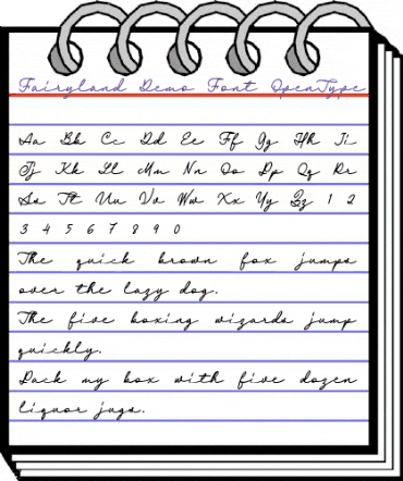 Fairyland Font Demo Regular animated font preview Fairyland Font Demo Regular animated font preview