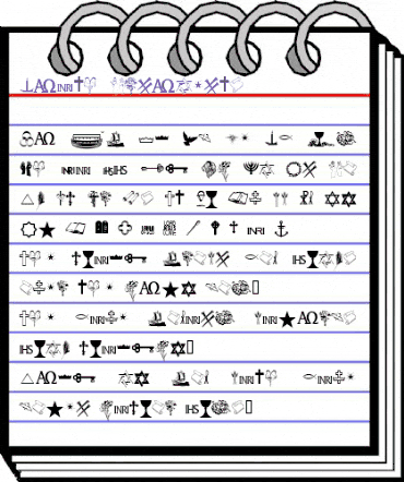 Faith Ornaments Regular animated font preview Faith Ornaments Regular animated font preview