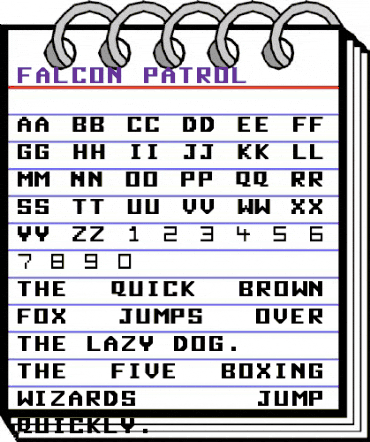 Falcon Patrol Regular animated font preview Falcon Patrol Regular animated font preview