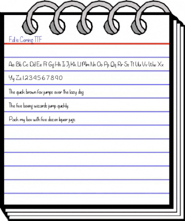 Fall is Coming Regular animated font preview Fall is Coming Regular animated font preview