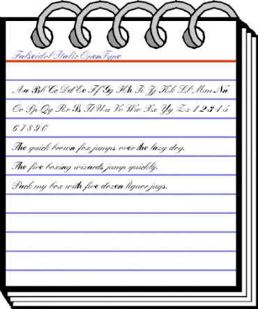 Falseidol Italic animated font preview Falseidol Italic animated font preview