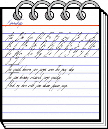 Famanthalio Regular animated font preview