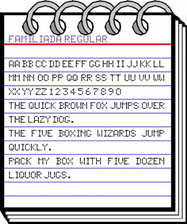 Familiada Regular animated font preview Familiada Regular animated font preview