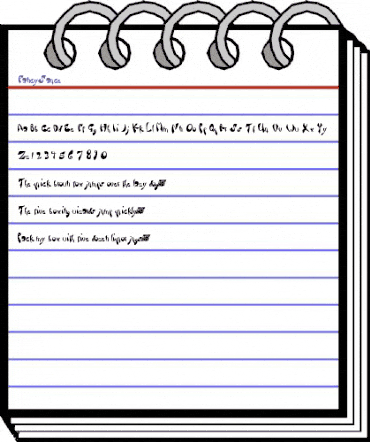 FancySauce Regular animated font preview