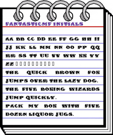 FantasticMF Initials animated font preview FantasticMF Initials animated font preview