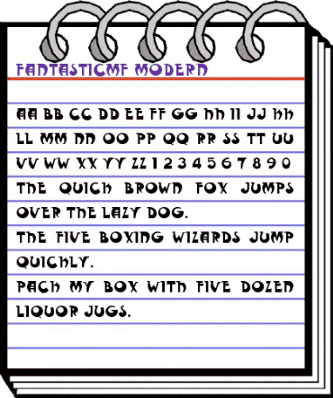 FantasticMF Modern animated font preview FantasticMF Modern animated font preview