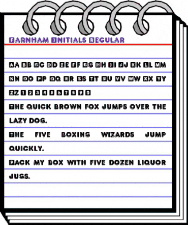 Farnham-Initials Regular animated font preview Farnham-Initials Regular animated font preview