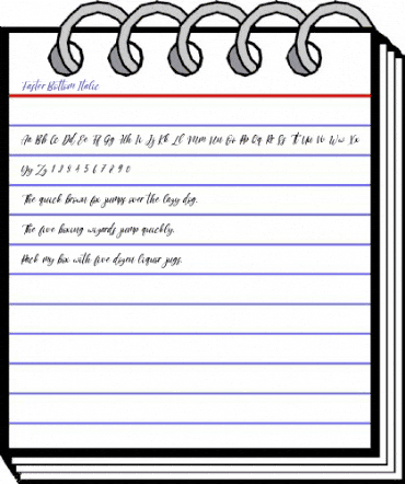 Faster Bottom Italic Regular animated font preview