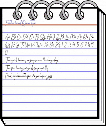 Fatherland Regular animated font preview