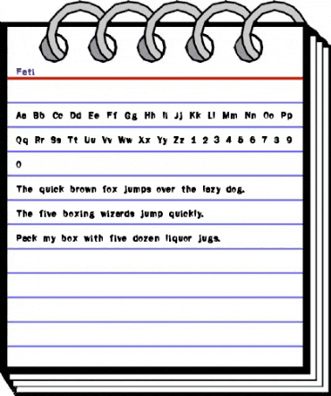 Fati Medium animated font preview