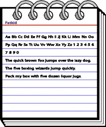 Fatkid Regular animated font preview Fatkid Regular animated font preview