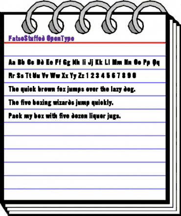 Fatso Stuffed animated font preview