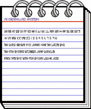 FB-caramelong Regular animated font preview FB-caramelong Regular animated font preview