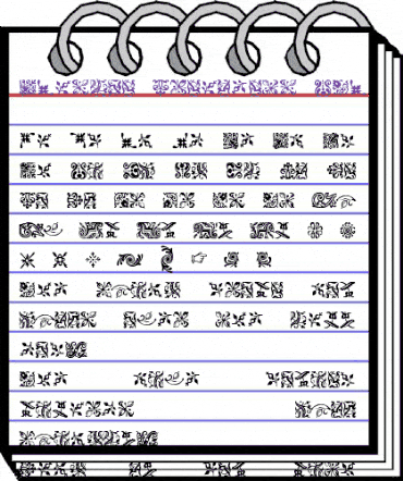 FCaslon Ornaments ITC Regular animated font preview FCaslon Ornaments ITC Regular animated font preview