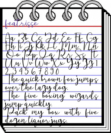 featrisse Regular animated font preview featrisse Regular animated font preview
