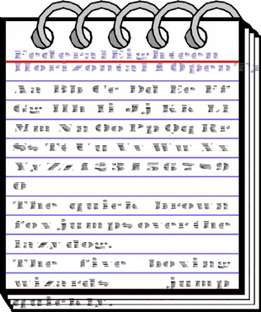 FederalEighteen Medium animated font preview FederalEighteen Medium animated font preview