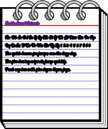 Feelin Sweet Extrude Regular animated font preview