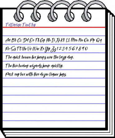 Feltarigo Regular animated font preview Feltarigo Regular animated font preview