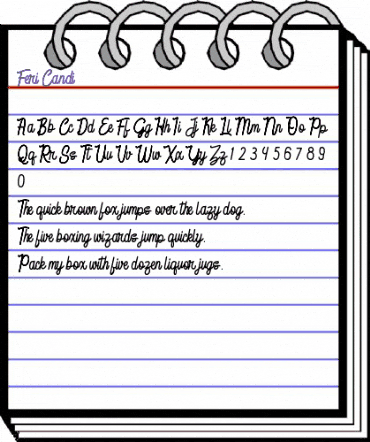 Feri Candi Regular animated font preview