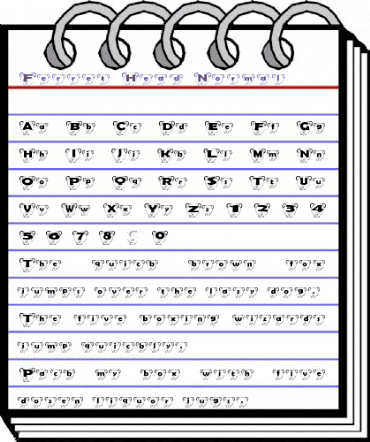 Ferret Head Normal animated font preview