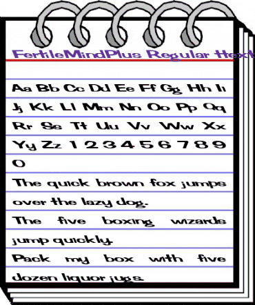 FertileMindPlus Regular animated font preview FertileMindPlus Regular animated font preview