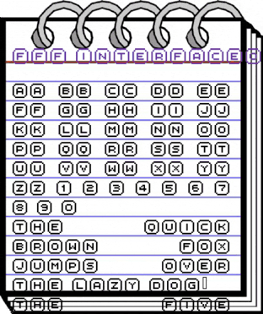 FFF Interface05 Regular animated font preview FFF Interface05 Regular animated font preview