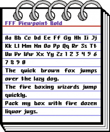 FFF Viewpoint Bold Regular animated font preview FFF Viewpoint Bold Regular animated font preview