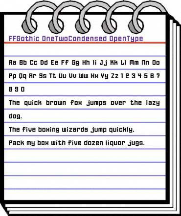 FFGothic OneTwoCondensed animated font preview FFGothic OneTwoCondensed animated font preview