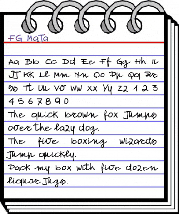 FG Maja Regular animated font preview