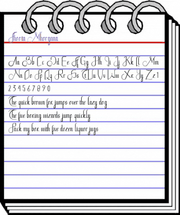 Fhoota Mhorgana Regular animated font preview Fhoota Mhorgana Regular animated font preview