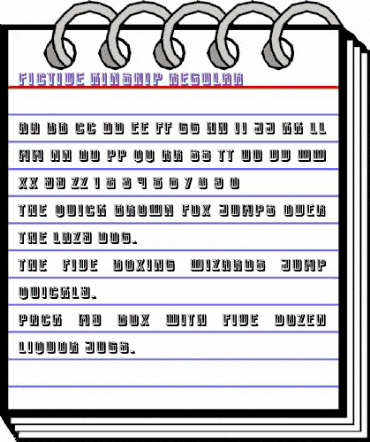 Fictive Kinship Regular animated font preview