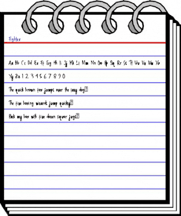 Fighter Regular animated font preview