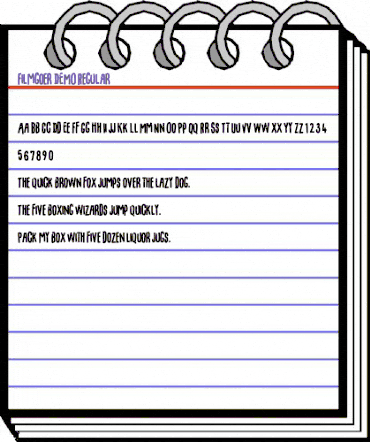 Filmgoer DEMO Regular animated font preview