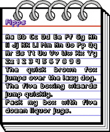 Fipps Regular animated font preview