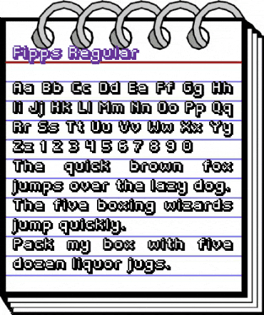 Fipps Regular animated font preview
