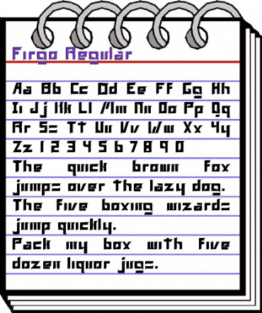 Firgo Regular animated font preview