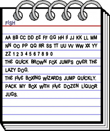 Fish Regular animated font preview Fish Regular animated font preview