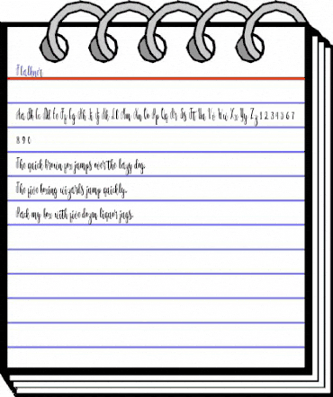 Flalkner Regular animated font preview