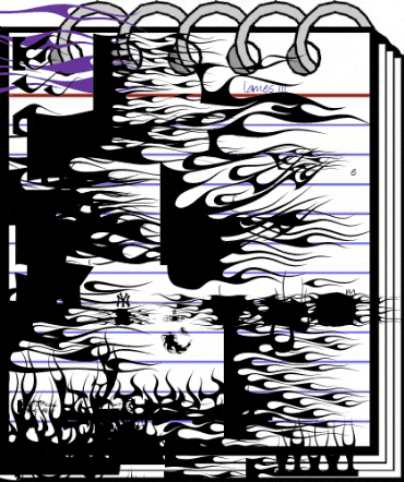 Flames iii Regular animated font preview