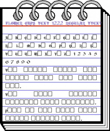 FlowerCapsText1222 Regular animated font preview FlowerCapsText1222 Regular animated font preview