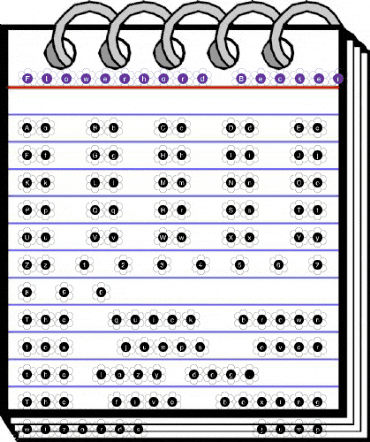 Flowerhard Becker Normal animated font preview