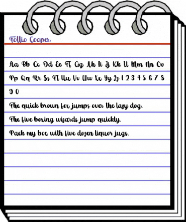 Follio Cooper Regular animated font preview