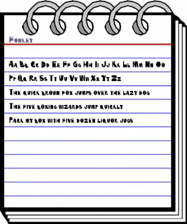 Fonkey Fonk animated font preview