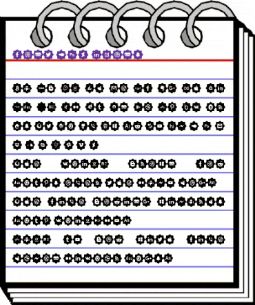 font 120 icons Regular animated font preview