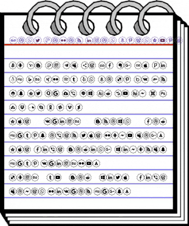 Font Color icon Regular animated font preview