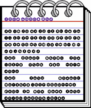 font icons 120 Regular animated font preview