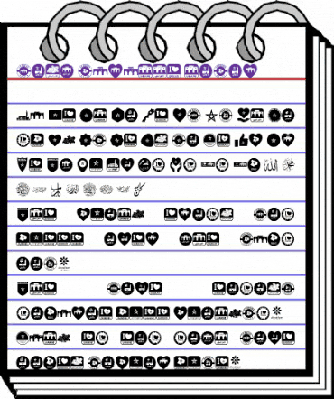 font larache color Regular animated font preview