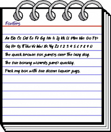 Fonters Regular animated font preview