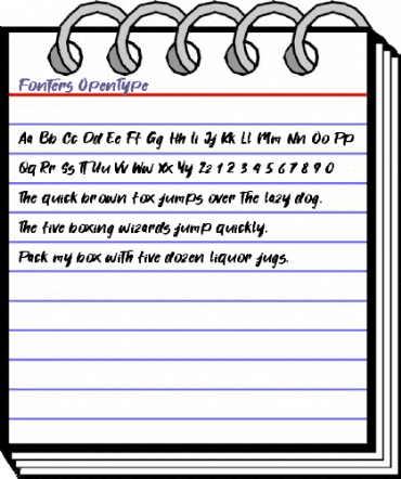 Fonters Regular animated font preview